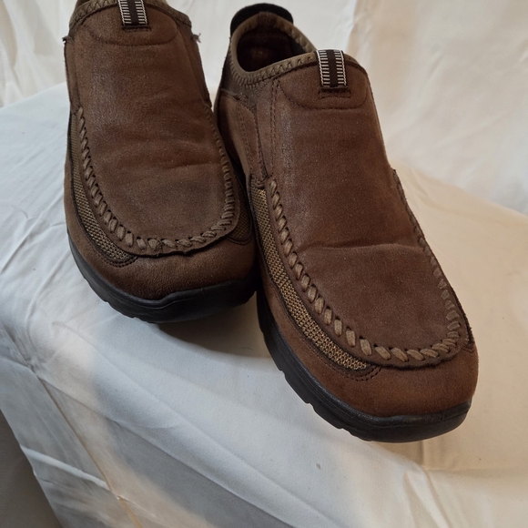 NWOB Men's Unbranded Brown Slip-On Loafers Size 42 - Picture 2 of 7